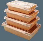 Kraft Paper Box With PET Lid